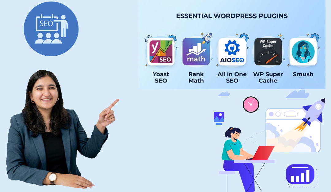 Top 5 Essential WordPress Plugins for SEO Beginners (Free tools to Boost Rankings)